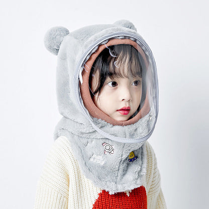 ⏳Offre spéciale à durée limitée⏰Bonnet d'hiver pour enfants avec masque détachable et coupe-vent