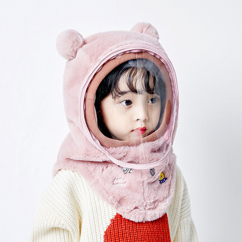 ⏳Offre spéciale à durée limitée⏰Bonnet d'hiver pour enfants avec masque détachable et coupe-vent