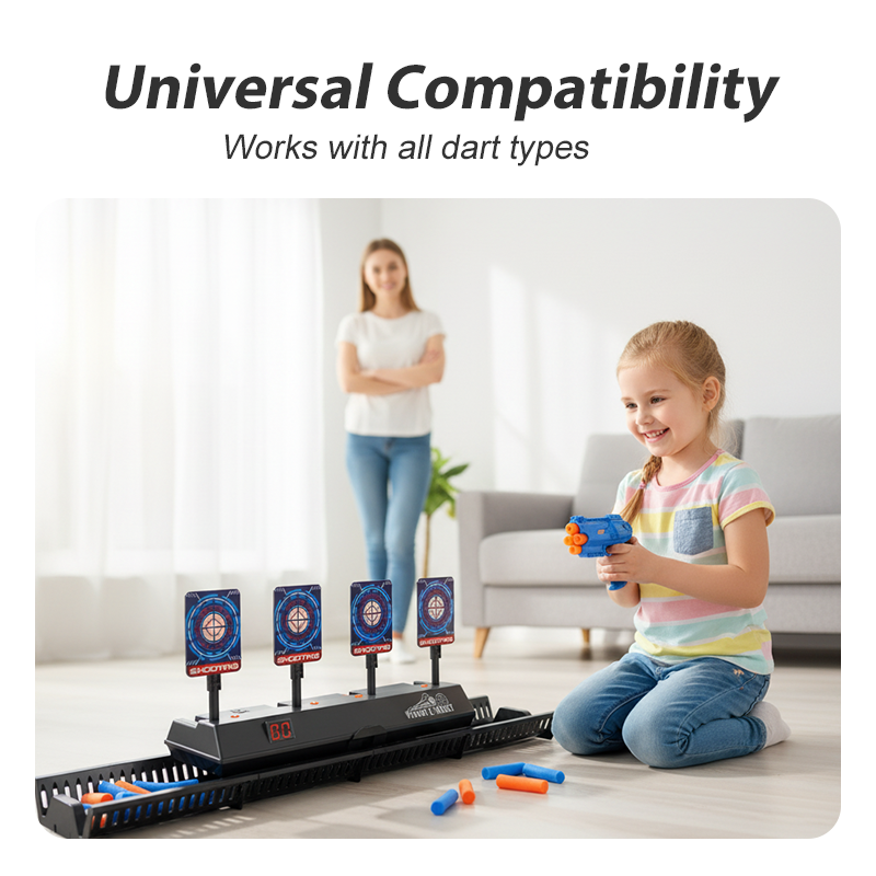 ⏳Offre spéciale à durée limitée⏰Jeu de Cibles de Tir Automatique avec Rail Mobile