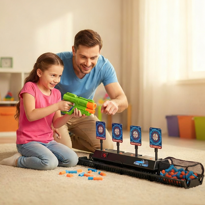 ⏳Offre spéciale à durée limitée⏰Jeu de Cibles de Tir Automatique avec Rail Mobile