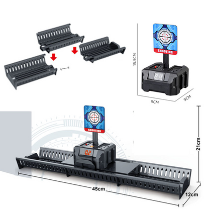 ⏳Offre spéciale à durée limitée⏰Jeu de Cibles de Tir Automatique avec Rail Mobile