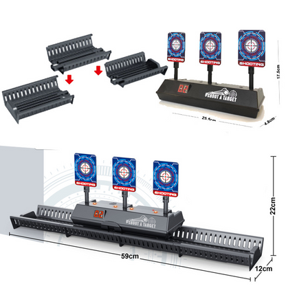 ⏳Offre spéciale à durée limitée⏰Jeu de Cibles de Tir Automatique avec Rail Mobile