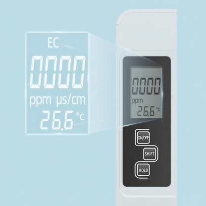 💧 Achetez 1, obtenez 1 gratuit ! ✨ Testeur de Qualité d'Eau 3-en-1 TDS - Mesure le pH, le chlore et la dureté avec écran LCD pour piscines et aquariums 🌊📱