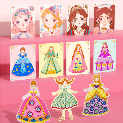 Ensemble de jeu d'habillage et de maquillage de princesse fantastique 3 en 1