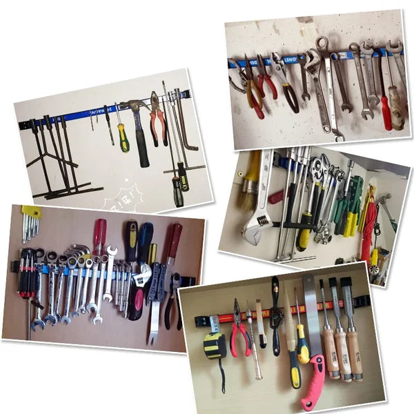 📢📢50 % de réduction !! ⏰ Barre porte-outils magnétique de 30 kg – Système de rangement robuste pour garage et atelier