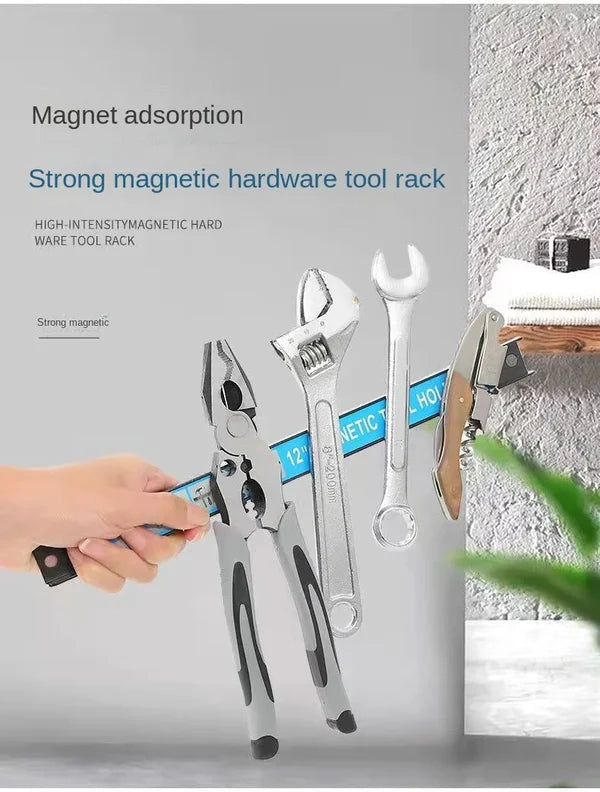 📢📢50 % de réduction !! ⏰ Barre porte-outils magnétique de 30 kg – Système de rangement robuste pour garage et atelier