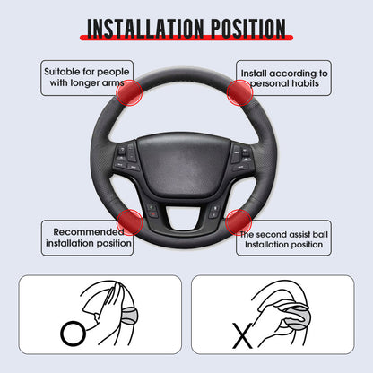 Pommeau de volant pour une conduite sans effort
