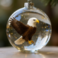 🎁 Cadeaux Priviléges de Noël🎄Ornement Sphérique à Effet Verre « Oiseaux de la Nature »