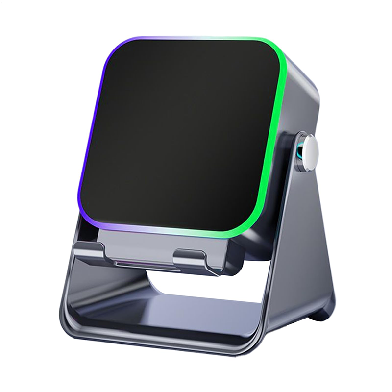 🔥VENTE LIMITÉE 50 % DE RÉDUCTION🔥🎵 Enceinte 5-en-1 avec support téléphone – Son par induction, recharge et lumière d’ambiance, tout en un !