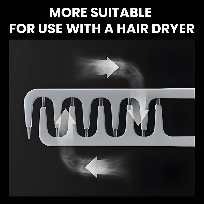 🥳VENTE CHAUDE 2026🥳💞+50K VENDUS!💧 Peigne volumisant à dents larges – Peigne coiffant professionnel pour hommes et femmes