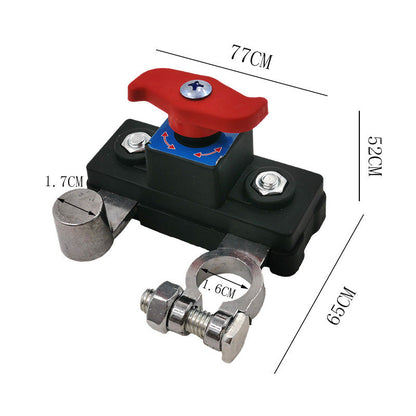 🔥 50% DE RÉDUCTION ! ✨ Interrupteur de Déconnexion Batterie Voiture - 12V-24V Compatible, Coque Ignifuge, Urgence et Maintenance ⚡🚘