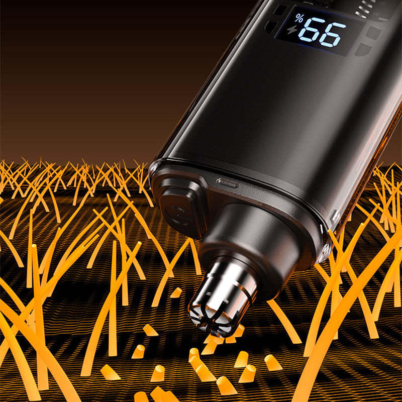 🔥 50% DE RÉDUCTION ! ✨ Tondeuse Nez Intelligent - Coupe Indolore, Étanche IPX7, Recharge Rapide Type-C, Affichage LED ✂️⚡