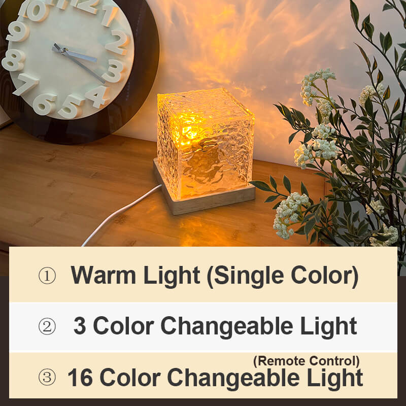 🎁 Cadeaux Priviléges de Noël🎄 PROJECTEUR ONDES ROTATIF - Effet Océan Dynamique, 16 Couleurs Changeantes, Parfait pour Soins Bébé et Décoration Chambre 🌙🚤💫