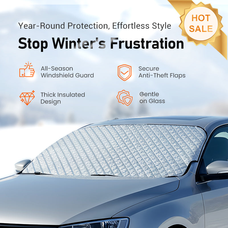 Protection pare-brise toutes saisons contre le givre pour voiture