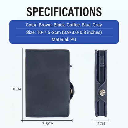 💼Achetez plus, obtenez plus gratuitement – 😎Portefeuille Homme en Cuir PU avec Fermeture Magnétique & Protection RFID ! 🔒