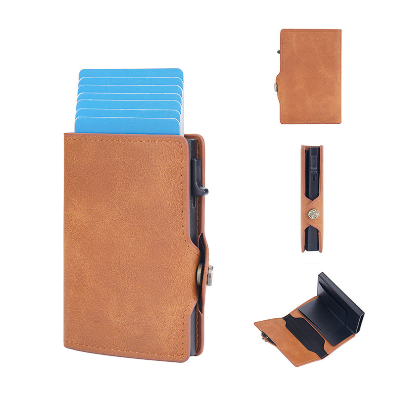 💼Achetez plus, obtenez plus gratuitement – 😎Portefeuille Homme en Cuir PU avec Fermeture Magnétique & Protection RFID ! 🔒