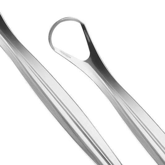 Ensemble de Gratte-Langues en Acier Inoxydable