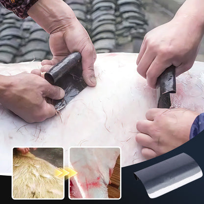 Herramienta manual para la depilación del ganado