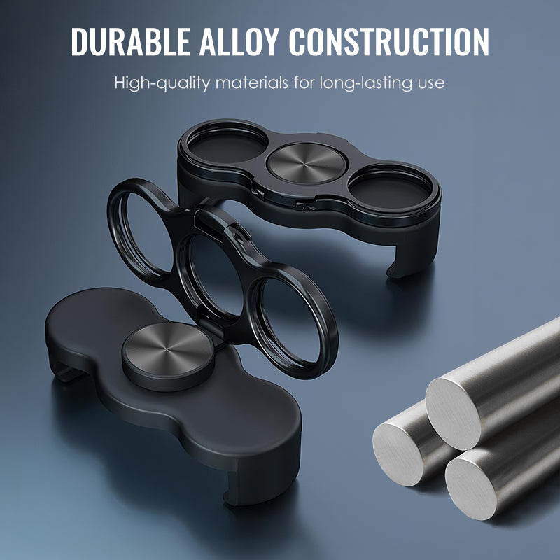 📱 Support 3 Doigts Double Anneau – Stabilité maximale, style minimal !✨🤏