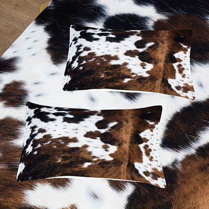 🐮 50% DE RÉDUCTION ! 🛏️ Housse de Couette Imprimé Vache – Doux & Léger, Déco Ludique, Ensemble Complet ✨