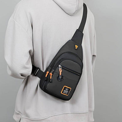 🧳✨ PROMO FLASH -50% ! Sac à Bandoulière Multi-Poches Résistant à l'Eau – Imperméable, Sangle Réglable, Prise Casque, Léger 0.18kg, Idéal Voyage & Quotidien