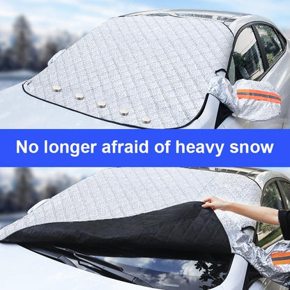 📢📢50% DE RÉDUCTION !! ⏰ Protection de pare-brise à ventouses, bloque 99 % des UV, protège du givre et de la neige ❄️