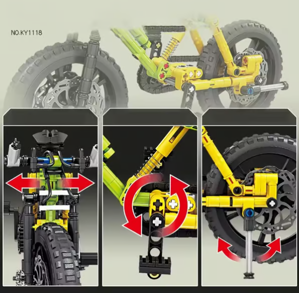 🎄 Promotion Exceptionnelle de Noël🎁Ensemble de blocs de construction pour VTT sympa, cadeau créatif !