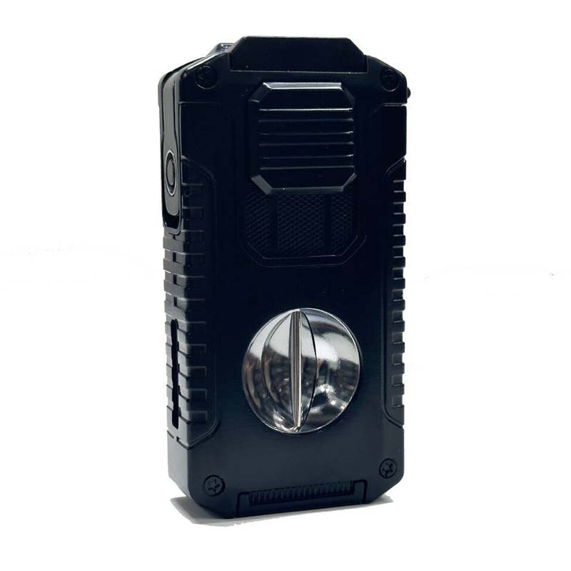 Briquet torche rechargeable 5 en 1 avec coupe-cigare