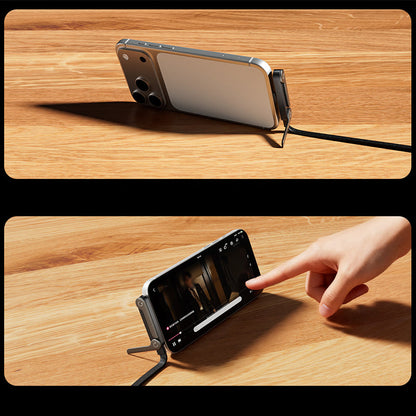 📢📢50 % de réduction !!! ✨Câble de recharge rapide 240 W avec support pour téléphone réglable