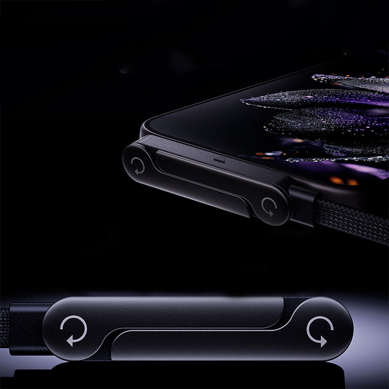 📢📢50 % de réduction !!! ✨Câble de recharge rapide 240 W avec support pour téléphone réglable