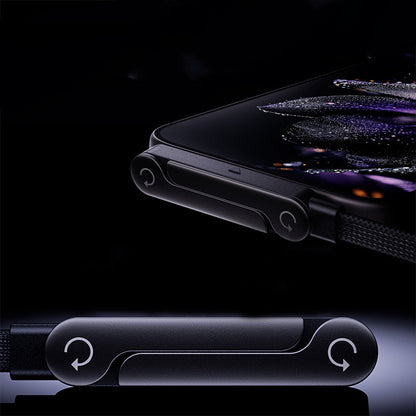 📢📢50 % de réduction !!! ✨Câble de recharge rapide 240 W avec support pour téléphone réglable