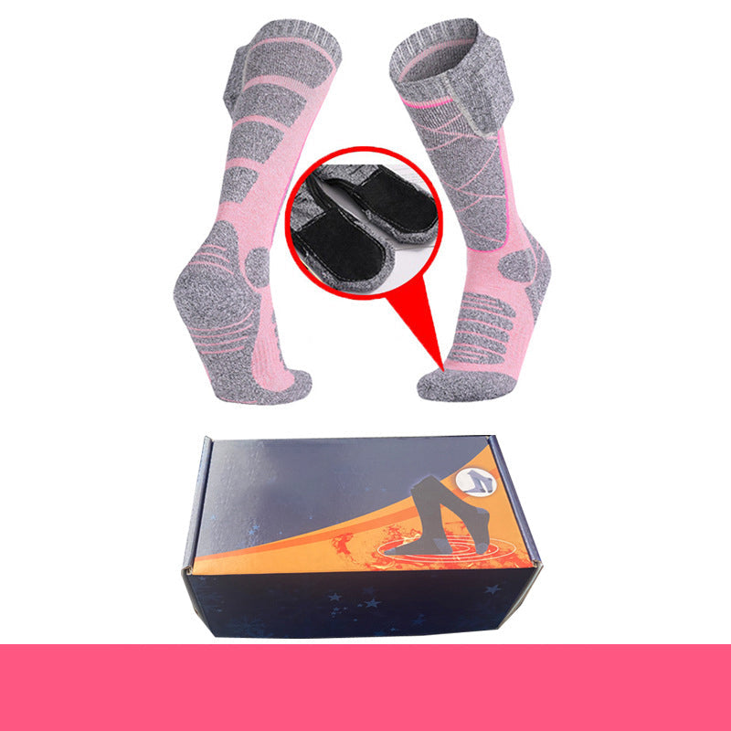 Chaussettes chauffées avec batteries rechargeables de 5000mAh - Confort hivernal ultime pour chaque aventure