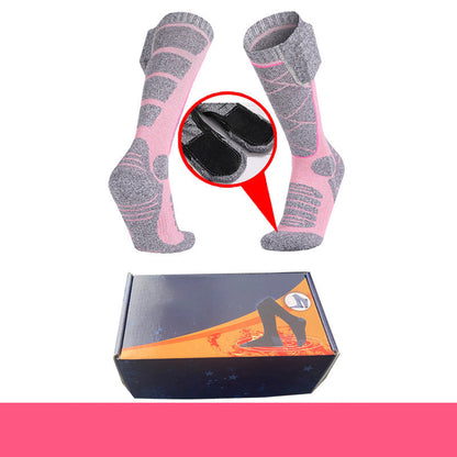 Chaussettes chauffées avec batteries rechargeables de 5000mAh - Confort hivernal ultime pour chaque aventure