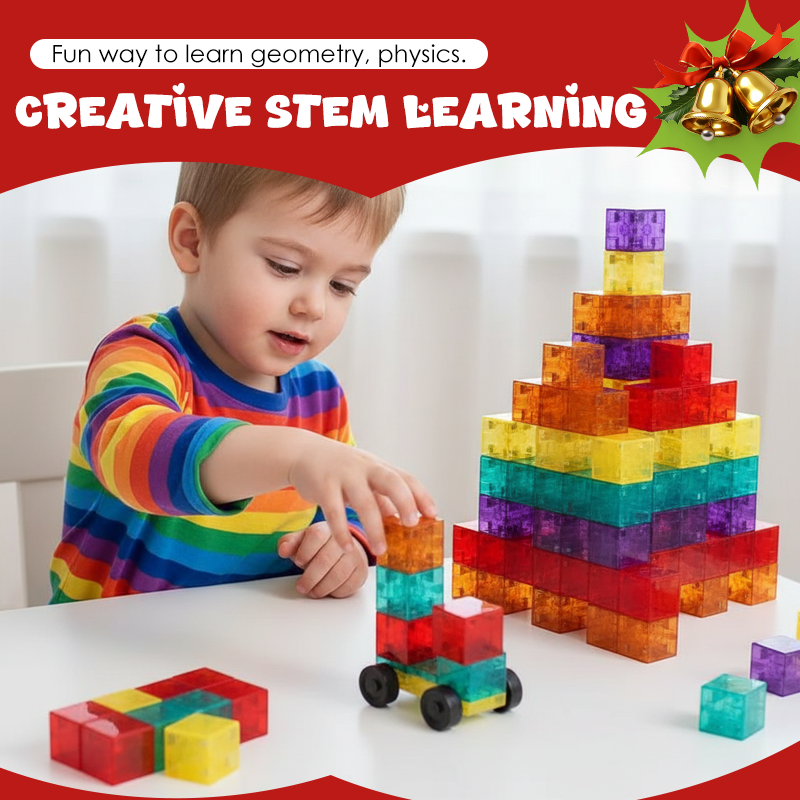 Jeu de blocs de construction magnétiques pour enfants