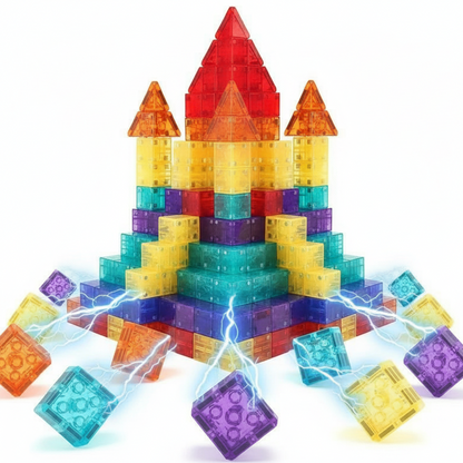 Jeu de blocs de construction magnétiques pour enfants
