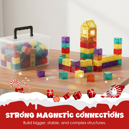 Jeu de blocs de construction magnétiques pour enfants