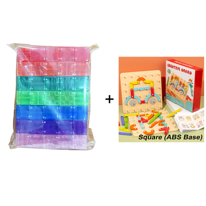 Jeu de blocs de construction magnétiques pour enfants