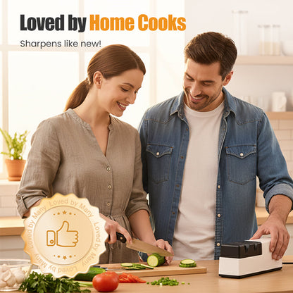 ✨ 60% de réduction !  ✂️Aiguiseur de Couteaux Électrique Haute Performance✨Technologie USB Rapide & Moteur Intelligent
