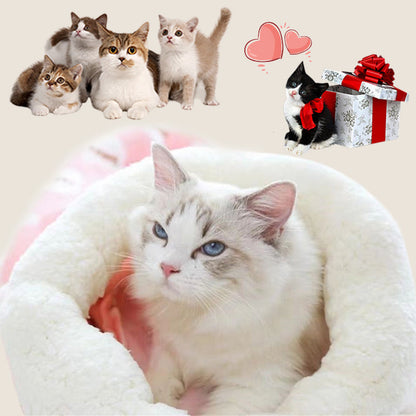 Sac de Couchage d’Hiver Douillet pour Chat