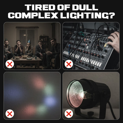 🔈✨50 % de réduction – Offre limitée dans le temps ! ⏰Éclairage d'ambiance LED multi-faisceaux