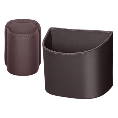 🔥 50 % DE RÉDUCTION ! Porte-gobelet universel en cuir pour portière de voiture – Cuir PU haut de gamme, attache sécurisée & compatible avec bouteilles, smartphones et plus encore 🚗☕