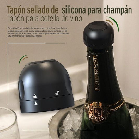 🎄 Bouchon Silicone pour Bouteilles - L'Accessoire de Noël Parfait ! 🥂