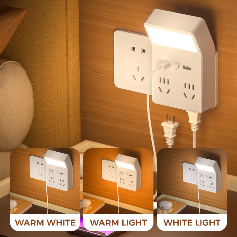 Adaptateur secteur multiport avec bouton d'alimentation indépendant