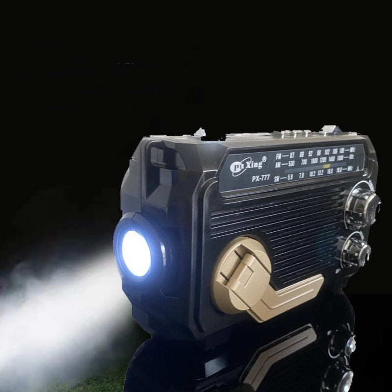 📻 60% DE RÉDUCTION ! 🔦 Radio Portable Multifonctionnelle à Manivelle – Urgences, Musique, Éclairage LED & Charge USB ⚡