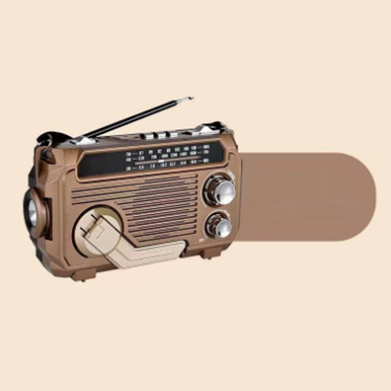 📻 60% DE RÉDUCTION ! 🔦 Radio Portable Multifonctionnelle à Manivelle – Urgences, Musique, Éclairage LED & Charge USB ⚡