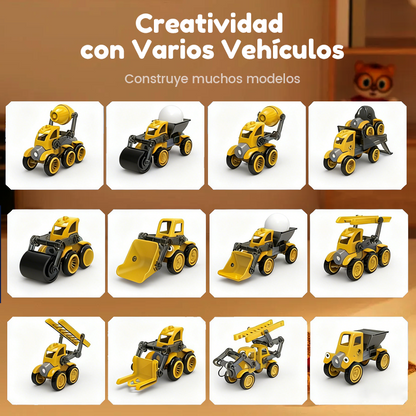 🌟Ensemble de construction magnétique de véhicules pour enfants