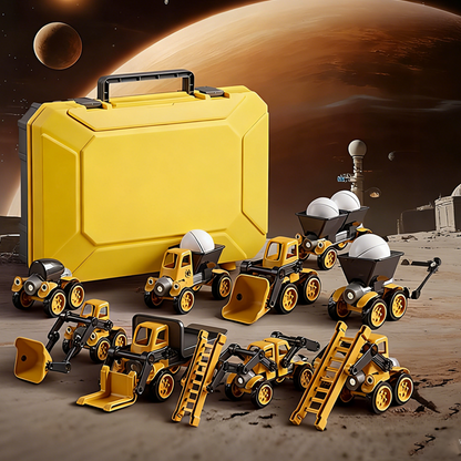 🌟Ensemble de construction magnétique de véhicules pour enfants