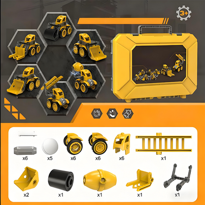 🌟Ensemble de construction magnétique de véhicules pour enfants