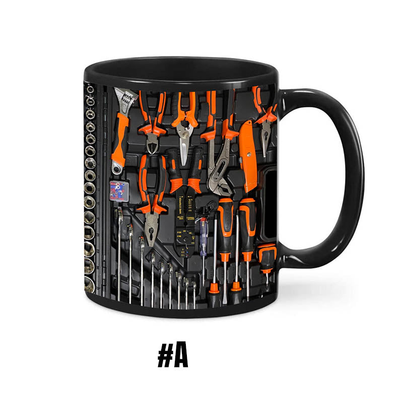 🏆🔨Tasse à café amusante – Coffret à outils pour mécaniciens☕