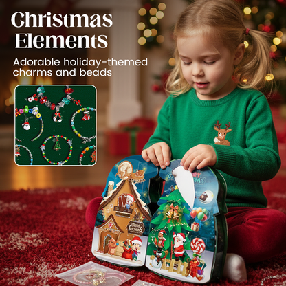 Coffret aveugle de bracelets de Noël DIY